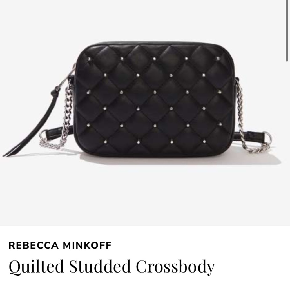 Rebecca Minkoff Quilted Studded Crossbody Bag
